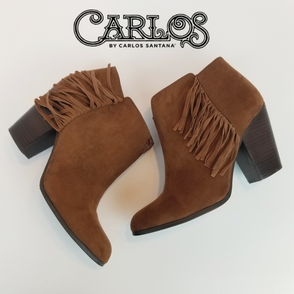 Carlos Santana Fringe Ankle Boot